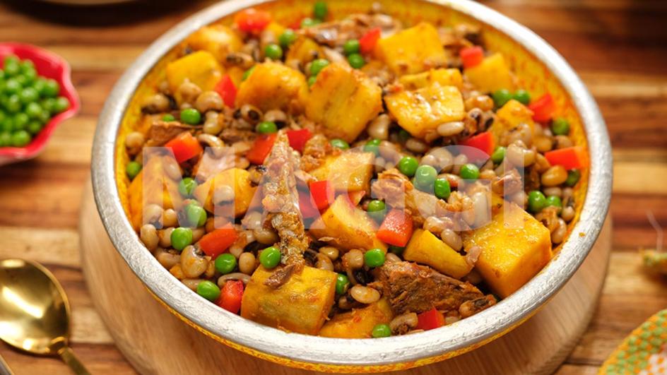 Beans Stew Tuber Mix