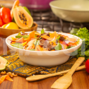 WARM BEEF GREEN PAWPAW SALAD