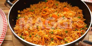 Carrot Rings Jollof