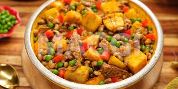 Beans Stew Tuber Mix